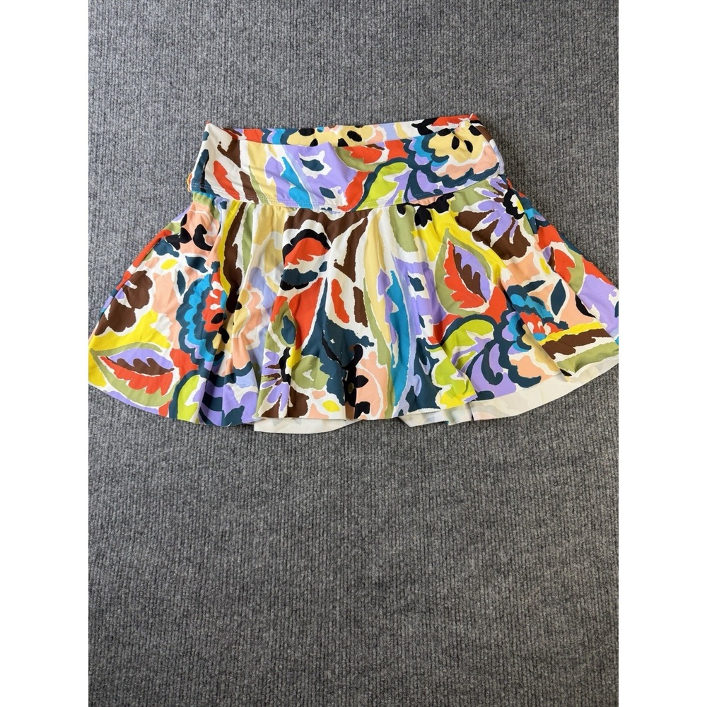 Anne Cole Swim Skirt Bottom Women's Medium Floral Swim Skort Bikini Bottom M